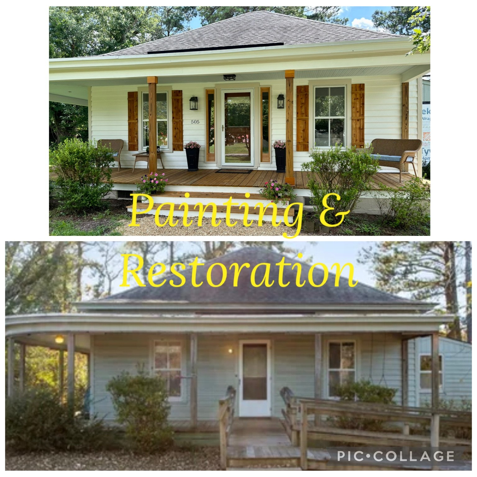 House painting and restoration project